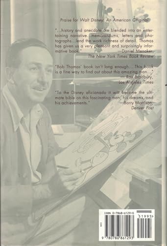 Walt Disney: An American Original 0786861290 Book Cover