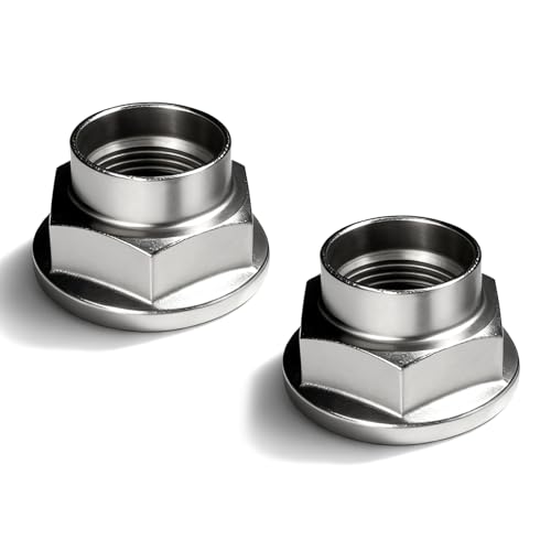 Eponcia 2PCS CV Axle Nut for Subaru Spindle Lock Lug Nut Kit Compatible with Subaru Forester Legacy Outback Impreza Crosstrek Ascent BRZ Baja Tribeca Front Rear Wheel Axle Shaft Nuts Replace 902170049