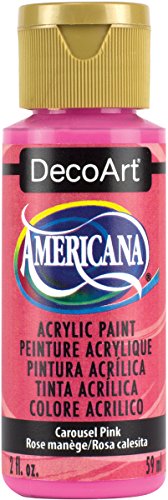 DecoArt Americana Acrylic Multi-Purpose Paint, Carousel Pink