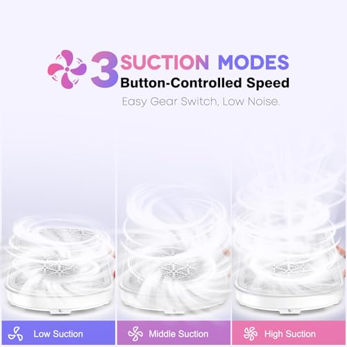 Extractor de polvo para uñas AURELLE potente y portátil miniatura 4