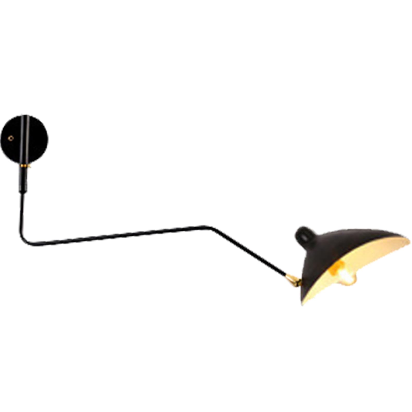 Jatwefiv Adjustable Long Arm Wall Lights Modern Double Head Swing Arm Sconces E27 360° Creative Rotatable Long Wall Lamp for Bedroom Living Room Office Bar Study Etc.,Black,95cm