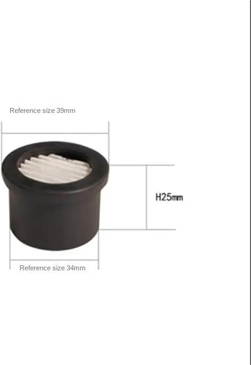 1PCS 5178760 Filter Element For Vacuum Pump Air-inlet Filter Multi Size(35X40XH25mm)