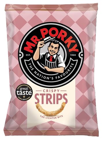 MR PORKY Crispy Strips 14 x 35g Savoury Pork Snack Packs