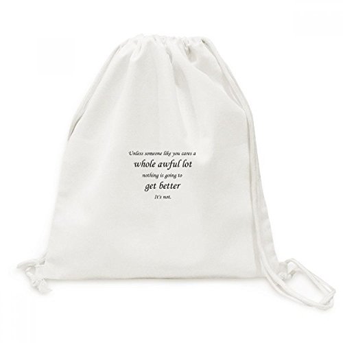 Sac à dos en toile DIYthinker un message d'amour et de changement à porter