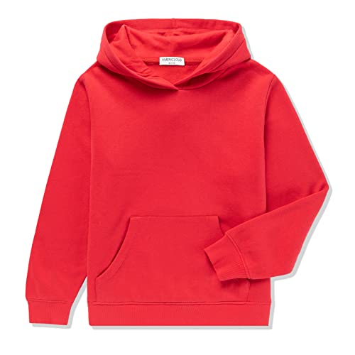 Kids Soft Brushed Fleece Pullover Hoodie Casual Athletic Pockets Hooded Sweatshirt for Boys or Girls 3-12 Years