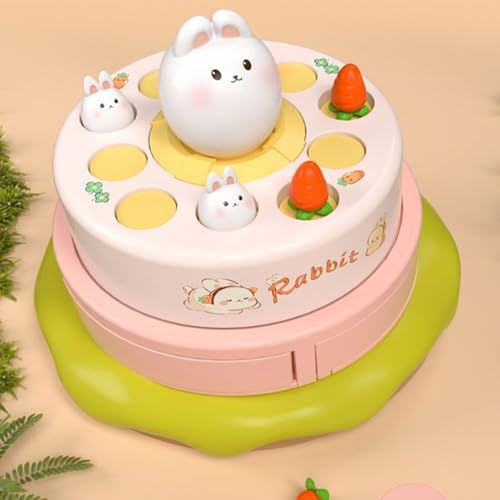 Générique Jeu de et Attrape, Jeu Musical Enfant sur Le Thème du Lapin, Activité Éducative Interactive Portable pour Divertissement Extérieur Et Voyage – Image 3