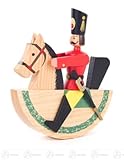  Rudolphs Schatzkiste Nussknacker Reiterlein rot Breite x Höhe x Tiefe 10,5 cmx12 cmx2,5 cm NEU Erzgebirge Nußknacker Weihnachtsfigur Holz