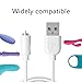 Mailink Magnetic Charging Cables, Replacement USB DC Charger Cable, USB Adapter Charging Cord for Compatible Devices (2)