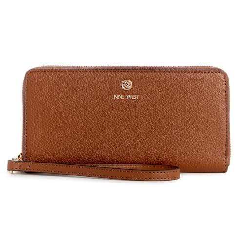 Image of Nine West Women's Lockup 9 Zip Around Wallet With Wristlet