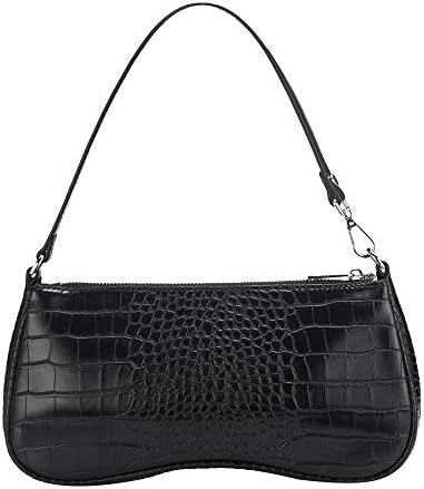 JW PEI 90s Shoulder Bag for Women Vegan Leather Crocodile Purse Classic Clutch Handbag JW PEI 90s Shoulder Bag for Women Vegan Leather Crocodile Purse Classic Clutch Handbag