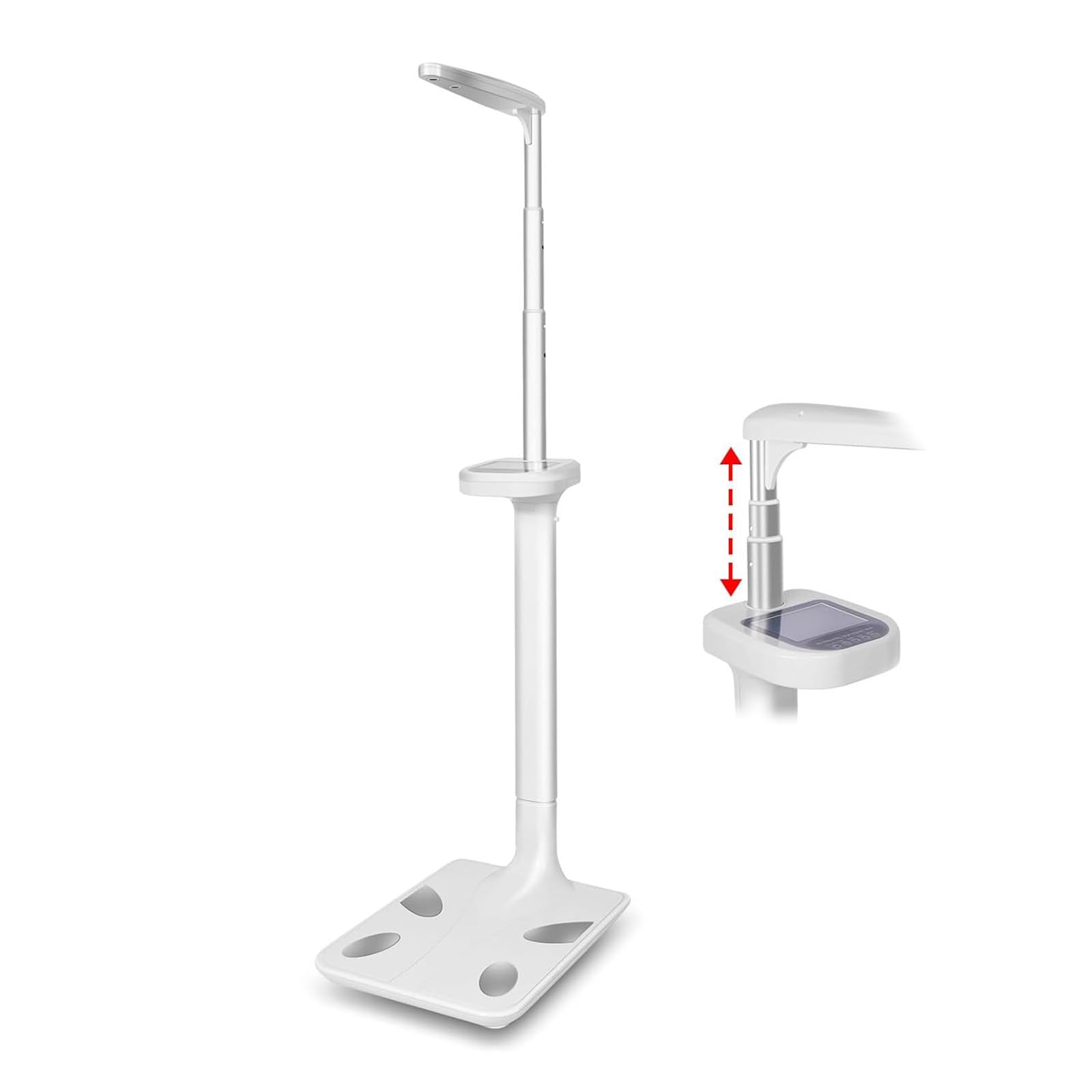 Scale with Weight and Height Professional Digital Scale Accurate Weight LCD Displa for Home Office Gym