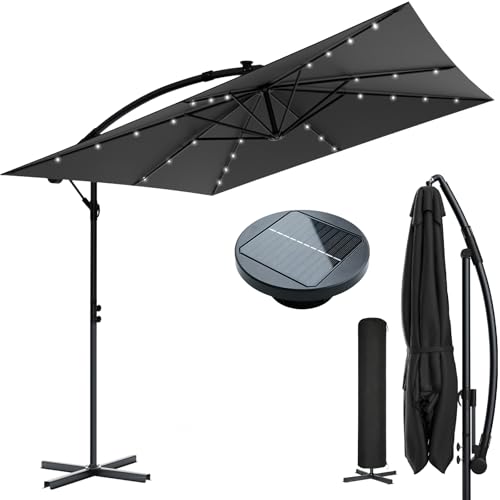 Parasol déporté Huracan en aluminium pour ombrager votre terrasse