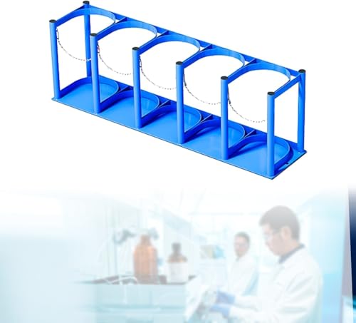 Support bouteilles oxygène en acier robuste de 4 à 5 L - 2