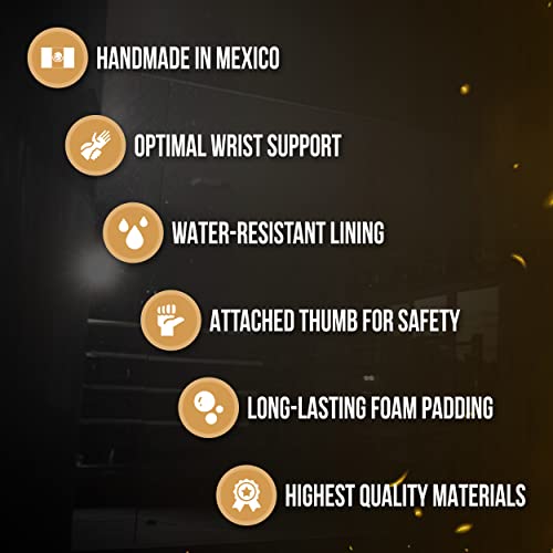 Cleto Reyes Professional Boxing Gloves For Training, Sparring And Heavy Punching Bags For Men And Women, Mma, Kickboxing, Muay Thai, Hook And Loop Closure, 12 Oz, Gold #TOP7