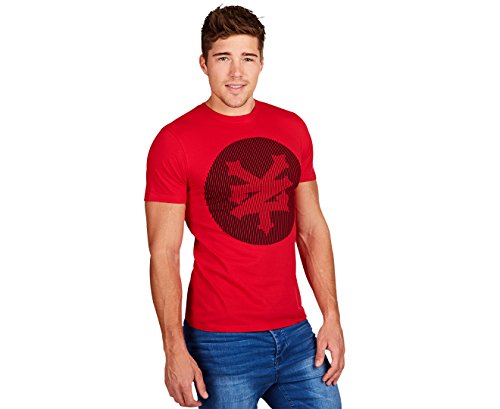 Zoo York Men's Short Sleeve Cracker Jack Tee, Los Logo True Red, Medium