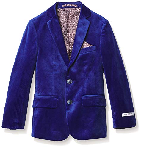 Blouson de costume en velours premium Isaac Mizrahi avec finitions tailleur