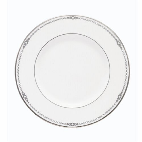 Lenox Pearl Platinum Accent Plate, White