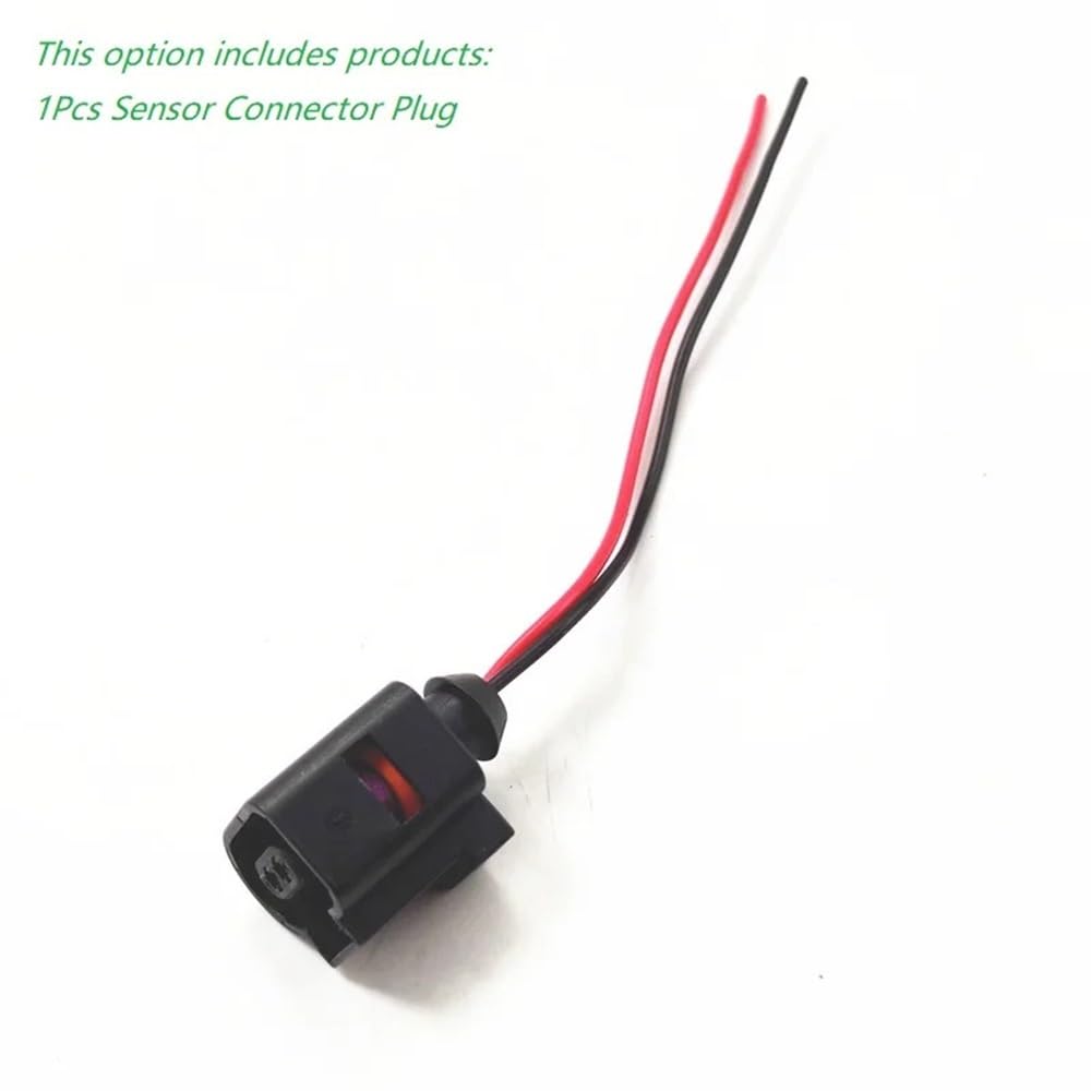 Ambient Sensor 1J0919379A for A3 S3 1997-2003 for A8 2003-2005 Car Ambient Outside Air Temperature Sensor Connector Bracket (Connector)