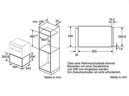 Foto von NEFF N1AHA02N0 Wärmeschubladen, 59.4 cm, Drehwähler