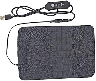 Uposao Heated Dog Bed Cushion, Heated Bed Cushion for Dogs, Cats and Dogs with 3 Temperature Settings for Small Medium Dogs, 18x33cm