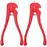 DECORNIJIA 2 Pinzas para Abrir Almejas Resistentes y Ergonómicas Abridor de Almejas para Mariscos Herramienta Antideslizante para Uso Doméstico y Restaurantes