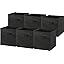 Aazon Basics Lot de 6 cubes de rangeent pliables en tissu avec