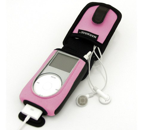 MARWARE 5273-CMRO Sportsuit Convertible Case for Mini iPod - PINK