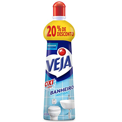 Veja Limpador Anti Bac Banheiro Oxi 500Ml Oferta Azul