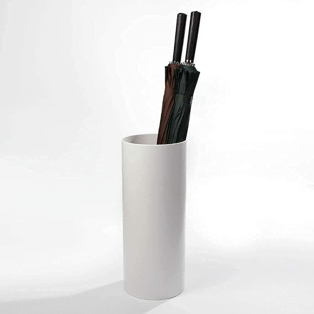 傘立て 円筒型 折り畳み傘用 モダン 金属製(白い) 傘立て 円筒型 折り畳み傘用 モダン 金属製(白い)0