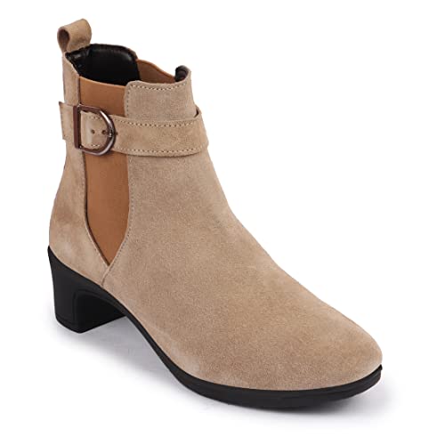 Image of FAUSTO Women Flared Heel Boots