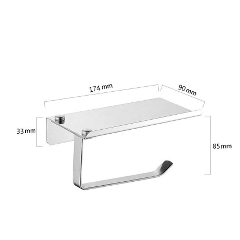 A Parete Supporto di Carta igienica, in Acciaio Inox Anti-ruggine Carta portasciugamani Hanging Contenitore del Supporto della cremagliera di immagazzinamento della Carta Rack