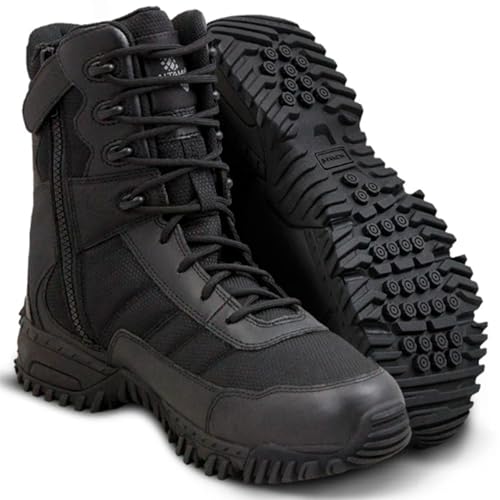 Image of Altama Unisex Vengeance SR 8 inch Side-Zip Lightweight Leather Boots | Full Grain, Textile Lining & Gusseted Tongue