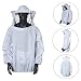 Xrten Chaqueta de Apicultor Traje de Apicultor Profesional,Blanco