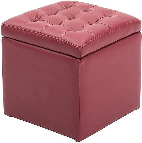 Tabouret de rangement compact 40x40 pour optimiser un petit salon - 2