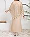 Plus Size Gold Dress Champagne Mother of Bride Bridesmaid Formal Wedding Guest Evening Sequin Long Prom Gala Gowns 2025