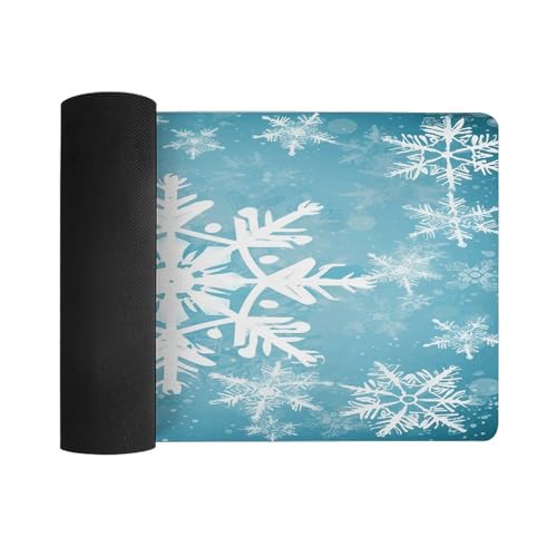 Alfombrilla para mouse grande Winter Snowflake miniatura 3