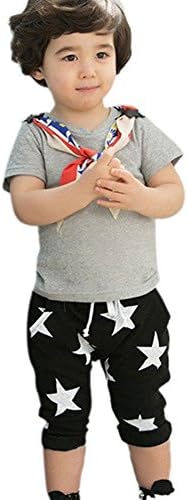 PanDaDa Baby Boys Harem Pants Stars Striped Fashion Flags Trousers Bottoms