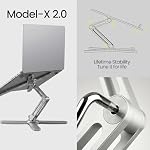Model-X 2.0 Laptop Stand, Laptop Stand for Desk Adjustable Height - Image 4