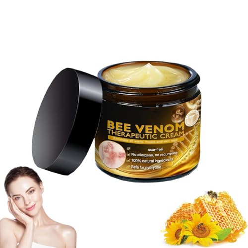 DEJIN Bee Venom Skin Treatment Cream: Professional Bee Venom Repair & Moisturizing Cream for All Skin Types - Hydrating Formula