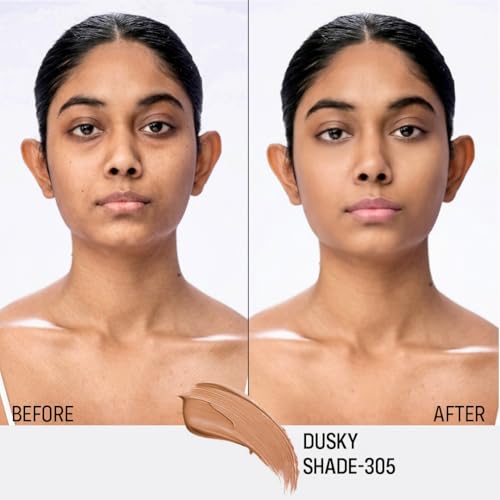 Image of FLiCKA Professional HD Liquid Foundation With SPF Long Lasting High Coverage Waterproof - Dusky 305