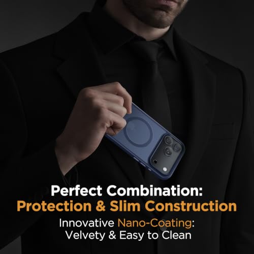Image of Miracase Sleeve Case for Translucent 18 Pro Max, Dark Blue