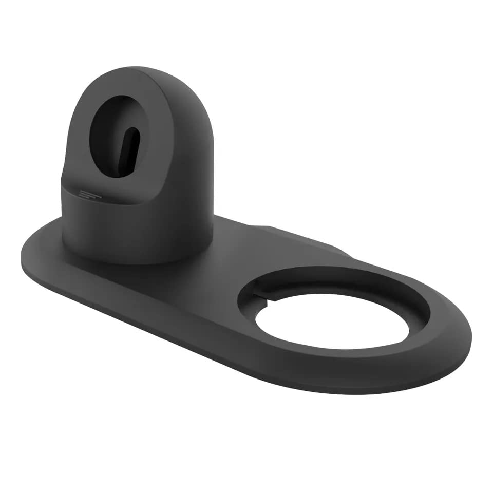ADDGRIP 2 in 1 Silicone Magsafe Charger Stand - Designed for Fitment of MagSafe Charger for Charging of iPhone 14/13/12 Models, Apple Watch All Series (MagSafe Charger not Included) - Black (B0C4Z17CM6) Amazon Price History, Amazon Price Tracker