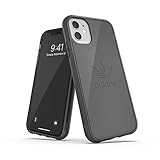 adidas Originals Kompatibel mit iPhone 11 Hülle, Großes Logo Druck Transparente schützende Handyhülle - Schwarz