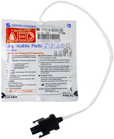 Premium Nihon Kohden Defibrillator Pads | Life-saving essentials for emergencies | For use with Automated External Defibrillator