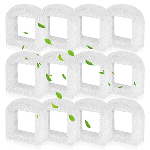 Cat Water Fountain Filters 12 Pack Pet Fountain Replacement Foam Sponge Pre-Filters Fit for Multiple Ceramic and Stainless Steel Pet Fountains