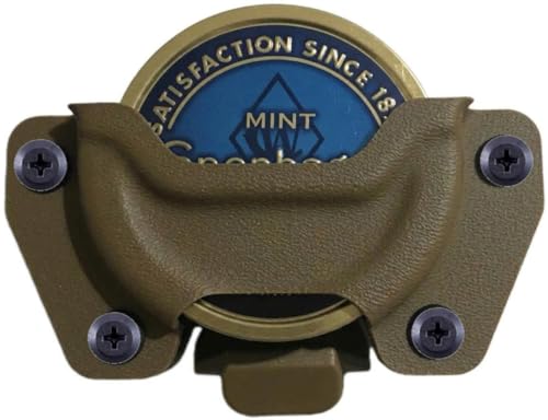 MIE Productions DIP CAN/ZYN CAN Holster - Inside and Outside the Waistband - Adjustable Retention - Made in the USA (Dip Can Coyote Brown)