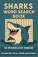 Sharks Word Search Book: Discover the Ocean’s Predators in 495 Unique Words B0F6398JKP Book Cover