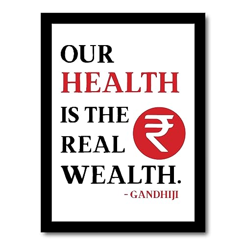 Image of JABSY Doctor Hospital Health Facts Medical Physiotherapy Dentist Wall Decor Poster Framed Gift (A4 Size - Set of 4 Frame) (Hospital A4)