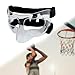 Vaveren Basketball Mask, Face Guard for Broken Nose Sports with Padding, Face Shield Mask Basketball Nose Guard for Soccer, Softball, Clear Clear Sticker