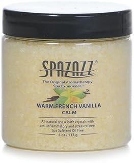 Spazazz Spa & Hot Tub Fragrance Crystals 4oz - Warm French Vanilla